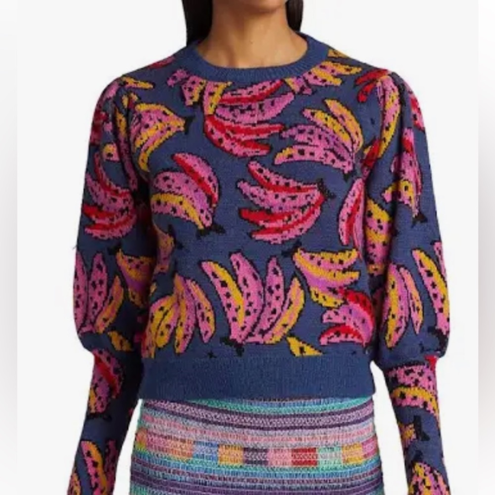 Farm Rio Banana Bunch Pullover